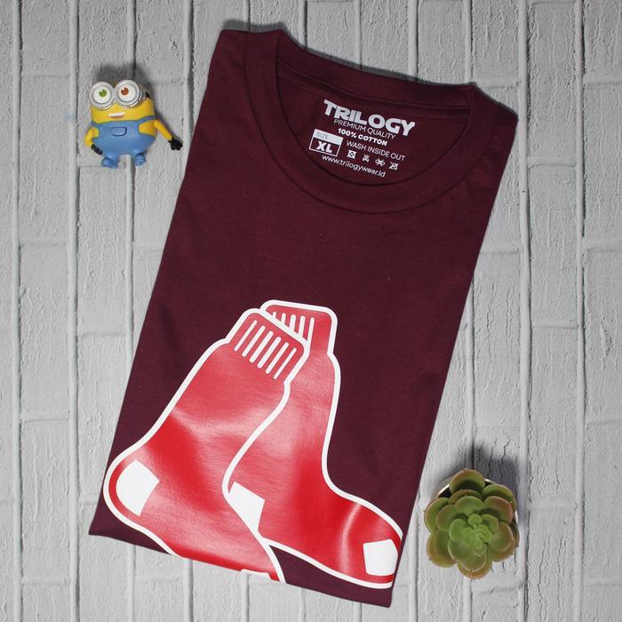 Terlaris Trilogy 0520 - Boston Red Sox Baseball - Kaos Premium - Sport Mlb