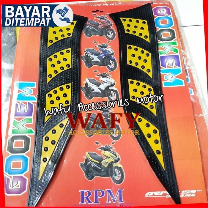 Ada Stok Karpet Aerox Karpet Bordes Motor Aerox 155 Vva 2016/2017/2018/2019 Yamaha Aerox 155