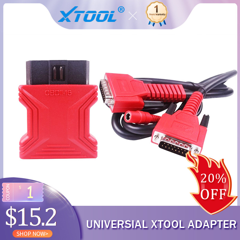 Universial XTOOL OBD2 16PIN Adapter For X100 PAD X100 PRO OBDII