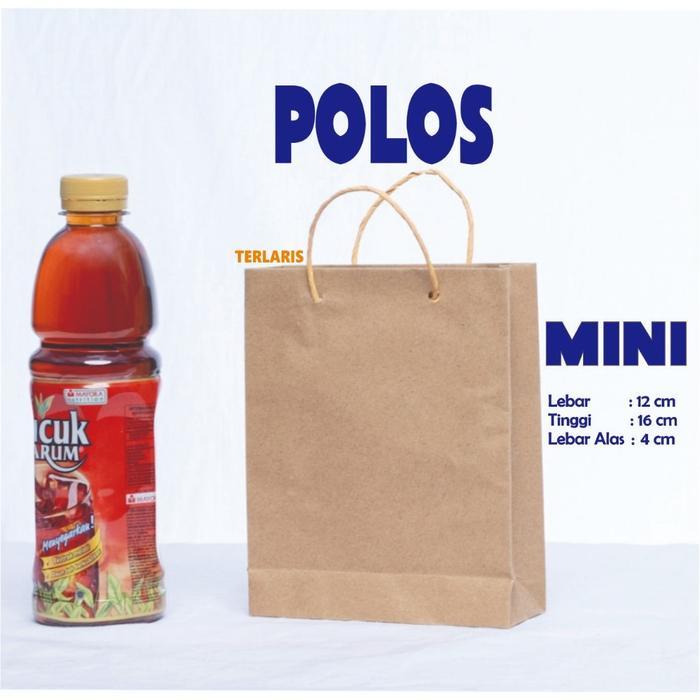 PAPER BAG COKLAT POLOS - PAPERBAG POLOS - TAS KERTAS COKLAT