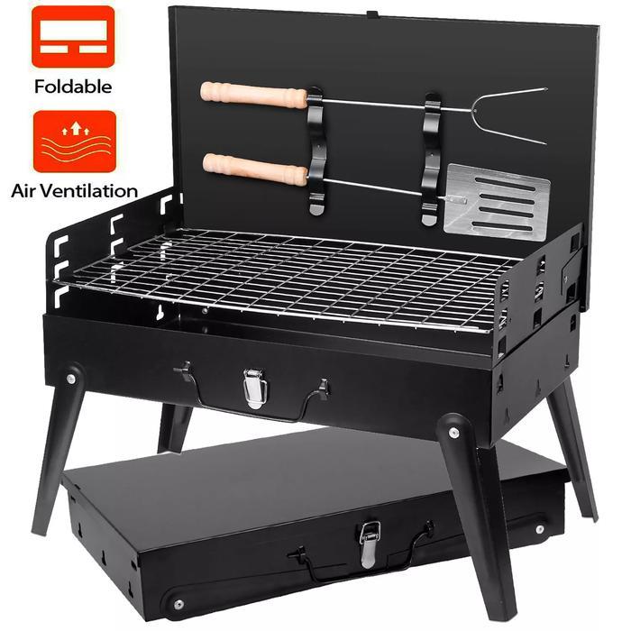 Alat Bakaran Angkringan Barbeque Arang BBQ Outdoor Grill Stove Foldable