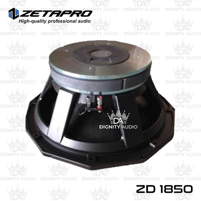 Komponen Speaker 18 Inch ZETAPRO ZD 1850 Original 2400 Watt