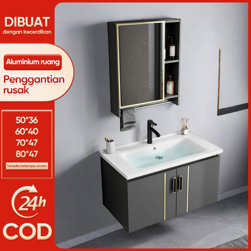 Wastafel kamar mandi aluminium kabinet kamar mandi modern kamar minimalis /kabinet kamar mandi /kabi