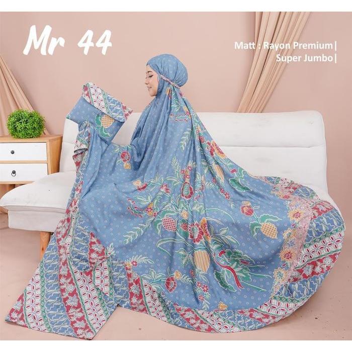 ORIGINAL Mukenah dubai MR 44 IRIANA mukenah arab mukenah batik mukenah dewasa jumbo bahan sangat