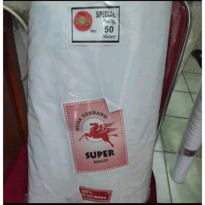 ASLI Kain Kafan Mori Bahan Saringan 1roll READY STOCK