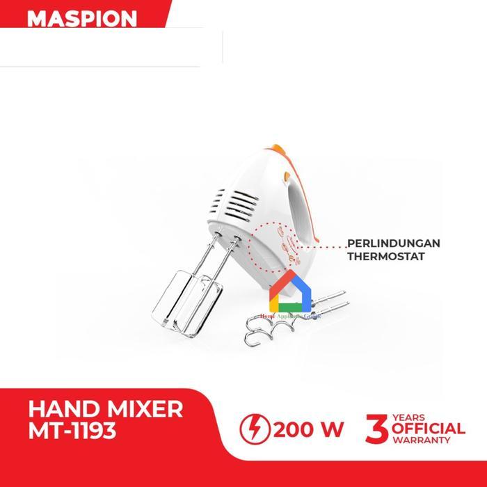 "New" Hand Mixer Maspion MT 1193 / Maspion Mixer Hand MT 1193