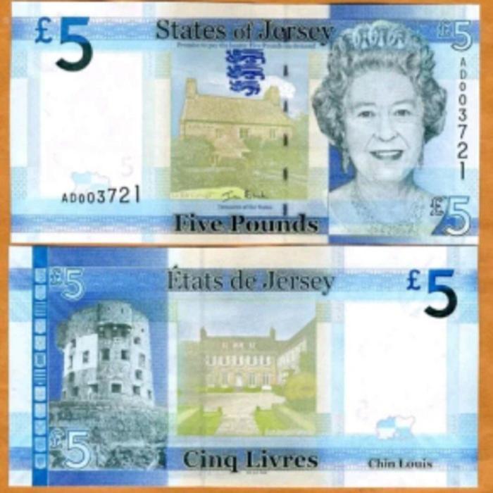 Jersey 5 Pounds 2010 Qeen Elizabeth II