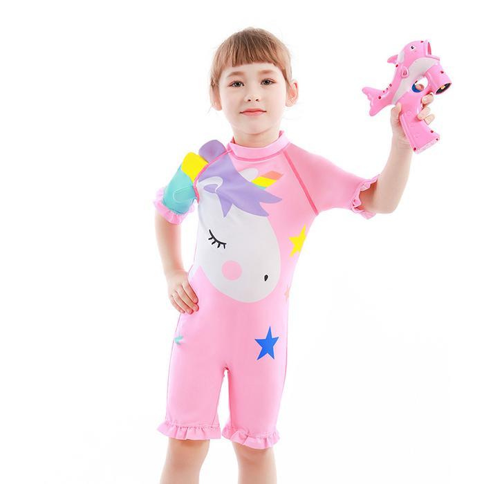 Baju Renang Unicorn Swimsuit Jumpsuit Anak Bayi Cewek Import swimwear swimsuit wetsuit kuda terbang