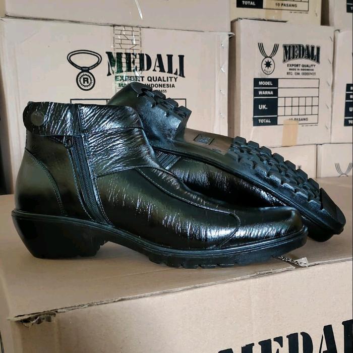 Sepatu Kulit Asli Sepatu Medali Sepatu kerja Sepatu PDH Booth