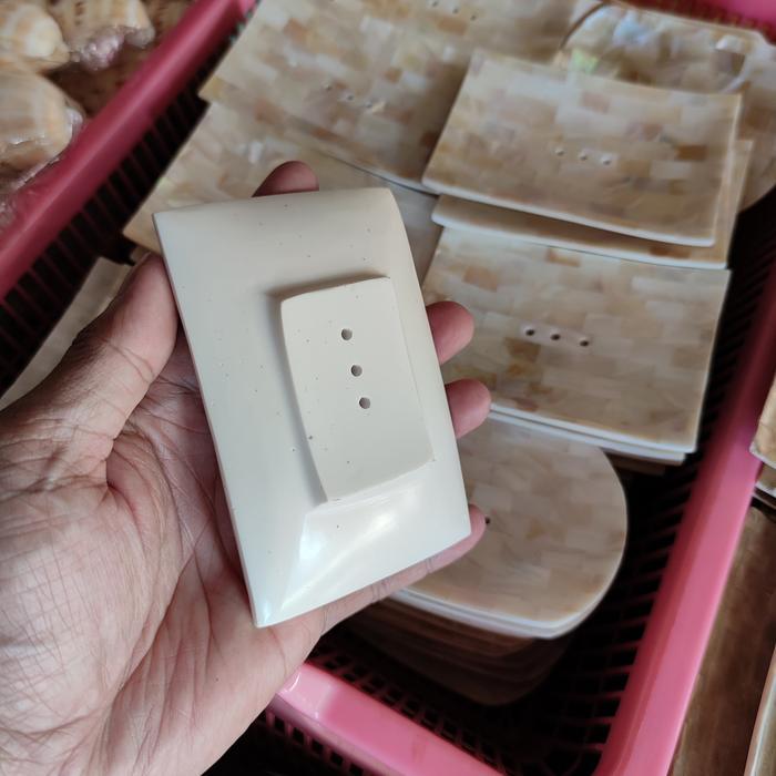 SPECIAL tempat sabun kerang mutiara dan resin elegan 08