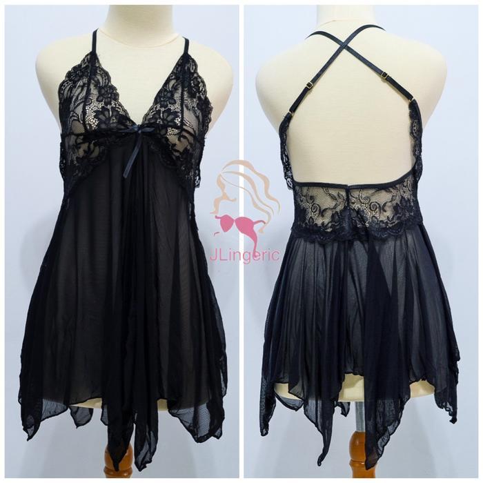 TERUJI BAJU TIDUR WANITA DEWASA GAUN DINAS MALAM WANITA DEWASA SLEEPWEAR JLINGERIC BISA COD