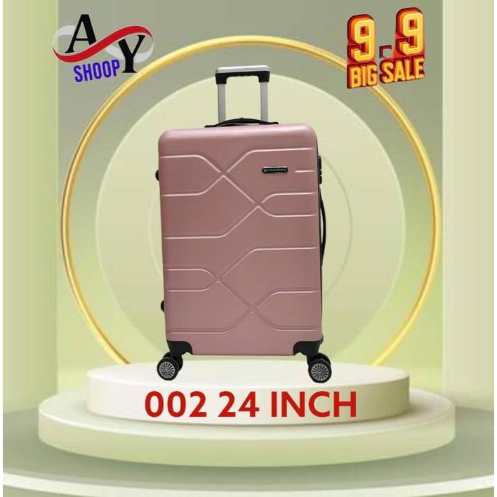 BISA COD Koper 24 Inch Koper Polo Geneva koper Jumbo Koper Original 002 4 Roda 360 Rotasi Anti Pecah