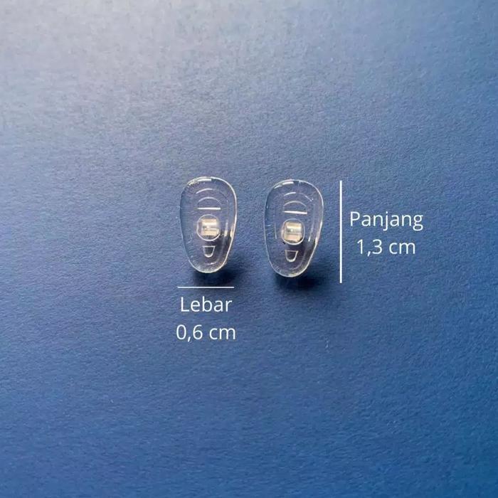 Nosepad Silikon / Karet Penyangga Hidung / Bantalan Hidung Kacamata