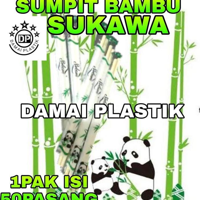 Sumpit Bambu Sukawa 50Pasang