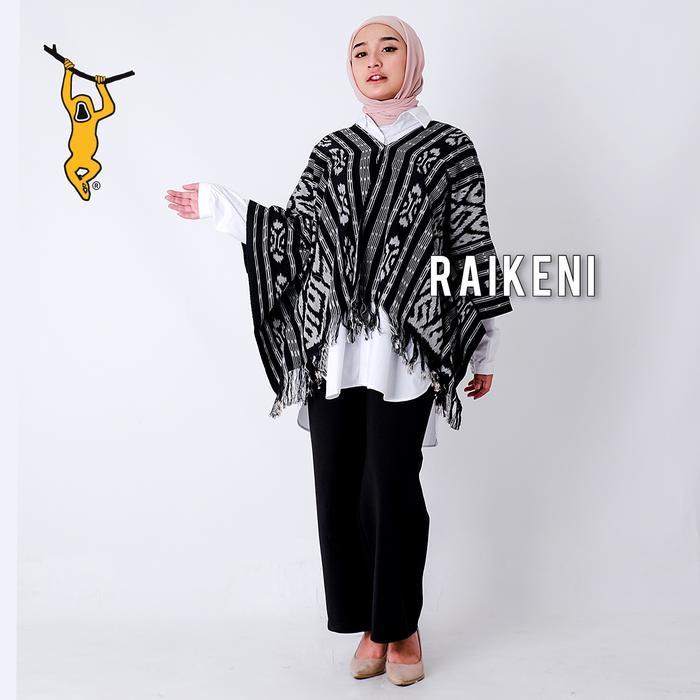 Outer etnik tenun jepara model batwing, lengan kelelawar, cocok untuk berbagai ukuran