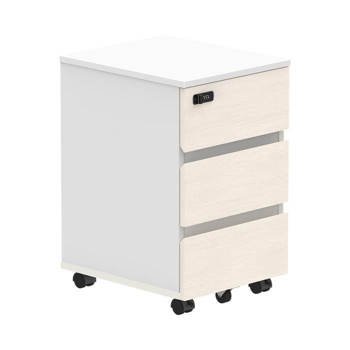 Informa Home - Sieben Laci Kantor 3 Tingkat - Krem Filling Cabinet Filing Tempat Penyimpanan Lemari