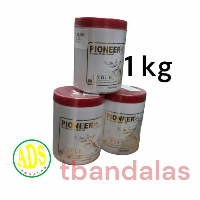 HEMAT PIONEER Cat warna emas gold campur air WATERBASE