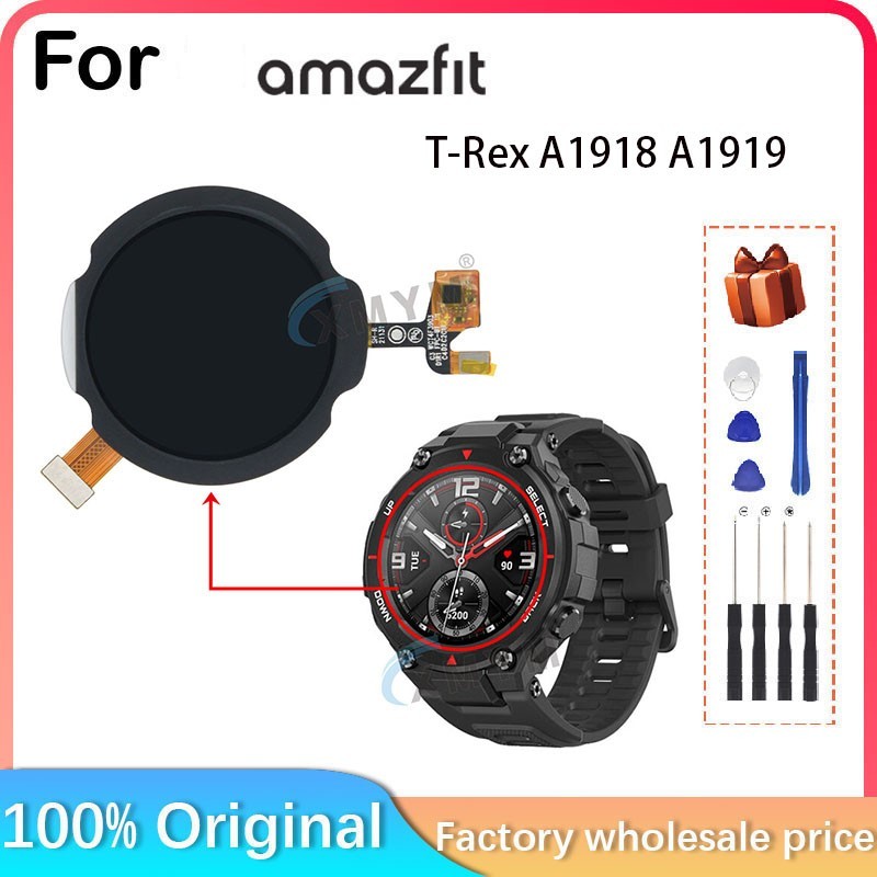 NEW For Amazfit T-Rex T Rex A1918 A1919 LCD Display+Touch Panel Digitizer For Amazfit T-Rex A1918
