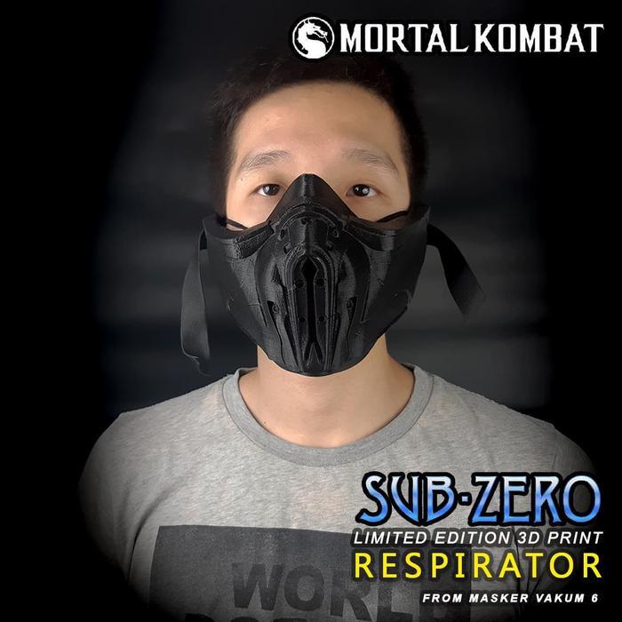 Sub Zero Mortal Kombat Edition Respirator Masker Vakum 6
