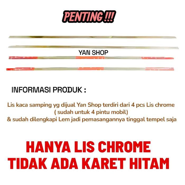 Lis Kaca Samping Pelipit Pintu Mobil Kijang New Kapsul Lx Lgx Lsx Ssx Krista Efi Tahun 1997 1998