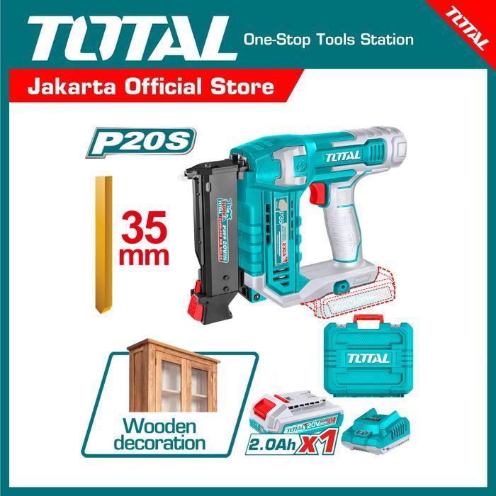 TOTAL Cordless pin nailer/Paku Tembak Baterai TCBNLI3606