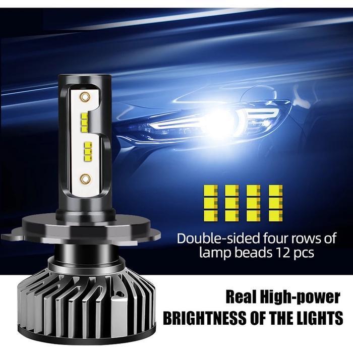 X-Bright Lampu Led Mobil H4 F6 Super Bright Zes Chip Bergaransi Rb309