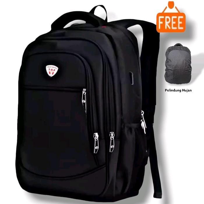 Premium Tas Ransel Laptop Polo Pria Terbaru Cod Original