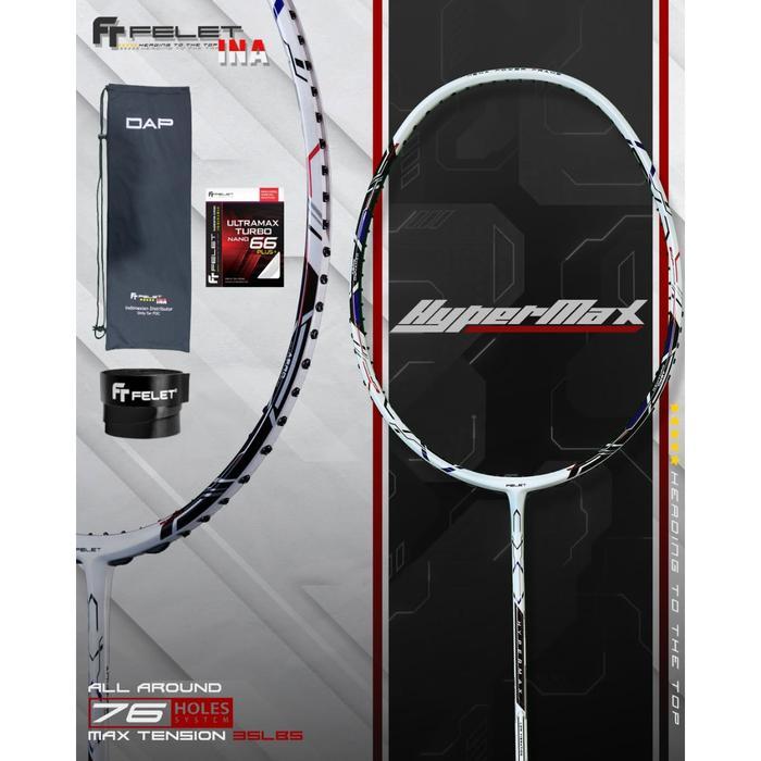 RAKET FELET BADMINTON BULUTANGKIS FELET HYPERMAX ORIGINAL
