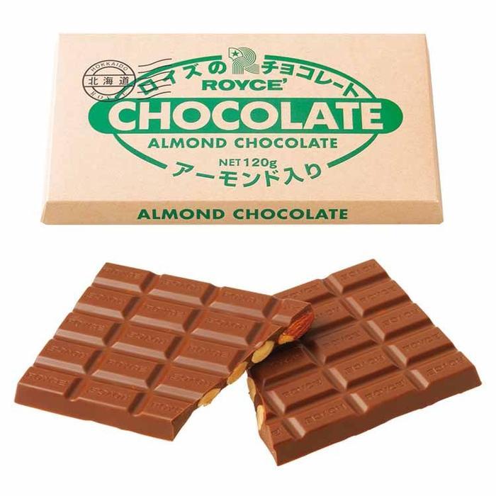 Royce - Chocolate Bar - Almond - Coklat Batang Snacks - 120gr