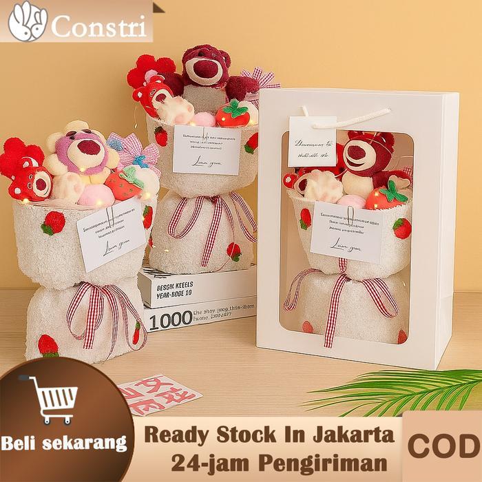 KIDS FRIENDS Boneka Buket Lotso hampers lotso Bunga Boneka Sanrio Kuromi Cinnamoroll MyMelody Lucu