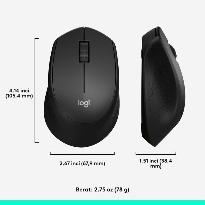 Logitech M331 Silent Click Wireless Mouse