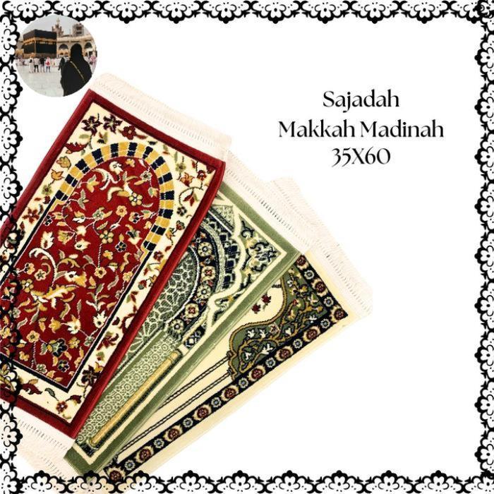 PROMO COD Sajadah Carpet Original Mekkah Madinah/ Sajadah Mini/Sajadah Muka/ Original Import