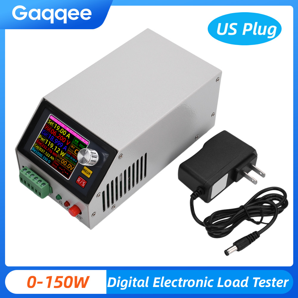 BARU DC12V 20A 150W Digital Battery Tester With Color Screen Electronic Load Tester Overvoltage Prot