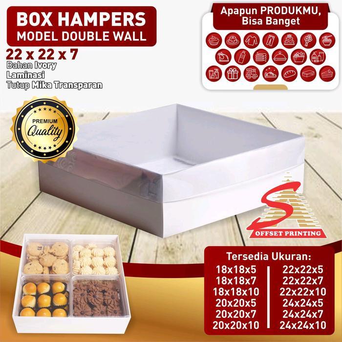 NEW Box Hampers / Pudding / Cake 22x22x7