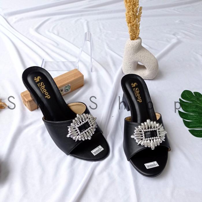 Donatello - Sendal Heels Wanita Kekinian 5Cm 2023