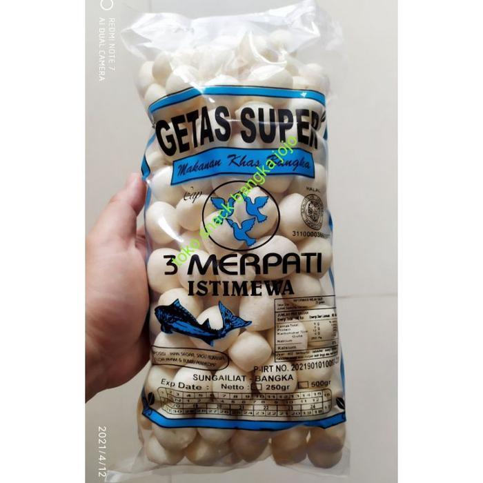 Getas 3 Merpati 250Gram Getas Bangka Getas Super Asli Bangka Kerupuk Good Quality