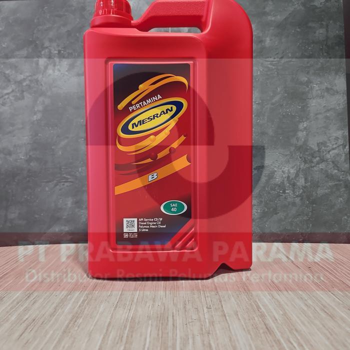 Pertamina Mesran B40 5 Liter/1 Galon - Oli Mobil Diesel Original