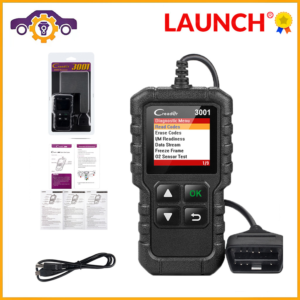 LAUNCH X431 CR3001 OBD2 Scanner Engine Scan OBD 2 Scan Tool PK ELM 327 Auto Diagnostic Tool Free Upd