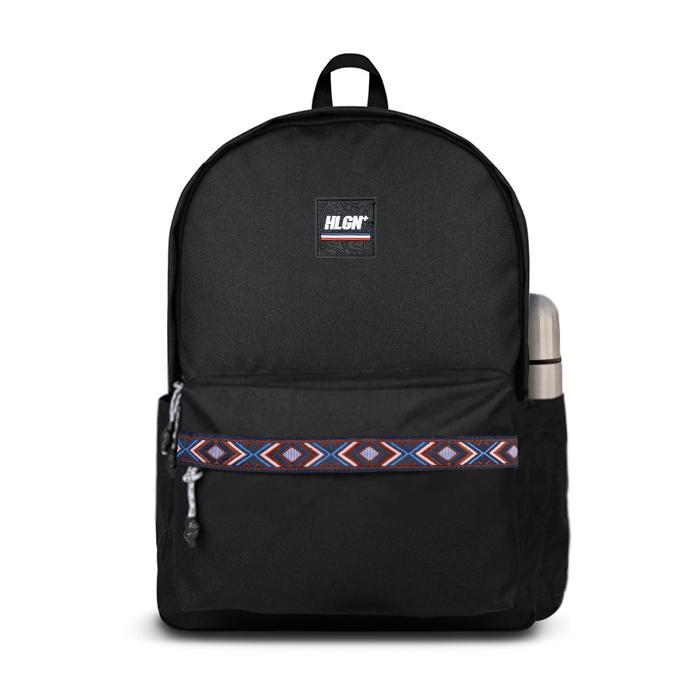 READYY HOOLIGANS Bag Gullit Tape Tribal Black Tas Ransel Motif Tape Sekolah dan Traveling