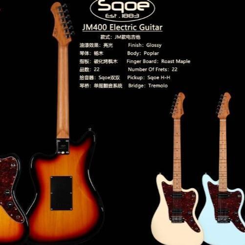 Gitar Elektrik SQOE JM400 Varian Warna Original