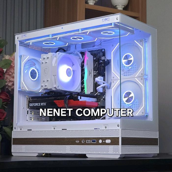 Pc Full Set Pc Gaming Core I5 12400F Rtx 3050 16Gb Led 24Inch - Rakitan Gaming Pc Diskon Sale