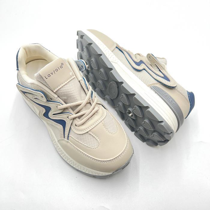 Laviola 4619LSY - Sneakers Casual Wanita Pink dan Blue