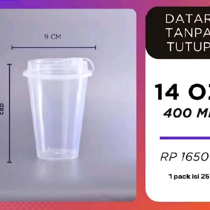 Cup 14oz / 400ml INJECTION 400ml - tanpa tutup