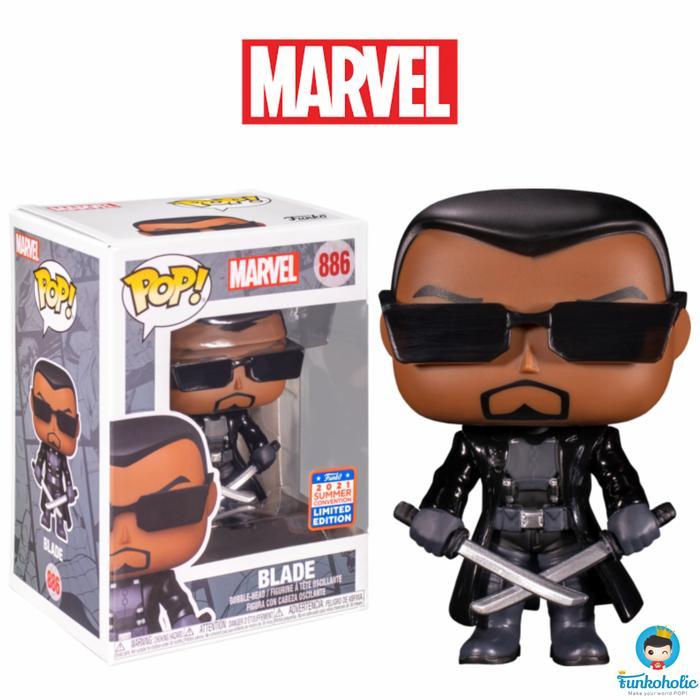 HOT SALE FUNKO POP MARVEL BLADE - BLADE [SDCC EXCLUSIVE] #886 TERMURAH