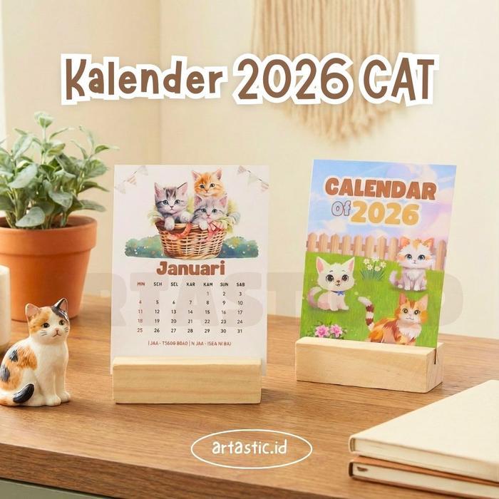 Kalender Aesthetic 2026 Kalender 2026 Kalender Meja Kalender Estetik 2026 Kalender Aesthetic