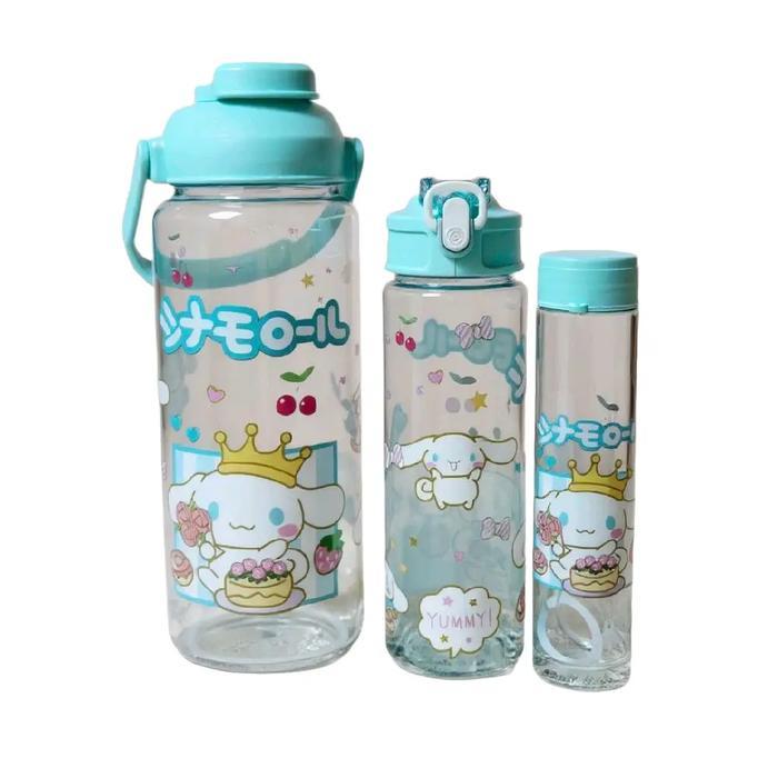 READYY Botol Beranak, Beli 1 mendapatkan 3 botol, UK 2000ml, 900ml, 350ml Hitam Bottles Kitchenware