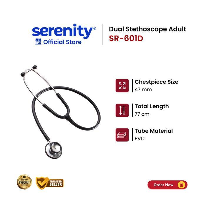 Serenity Stetoskop Dual Head SR-601D - Stethoscope Serenity Adult