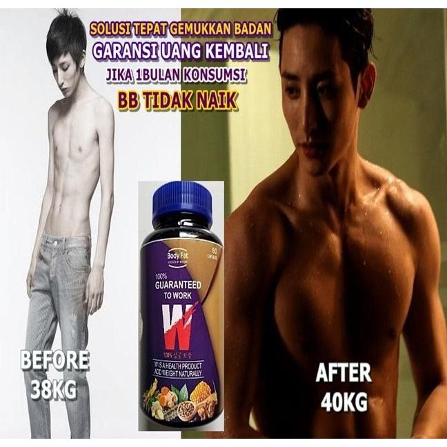Obat Gemuk Badan W Penambah Berat Badan Penggemuk Badan Permanen Alami Paling Ampuh Dan Cepat Tanpa