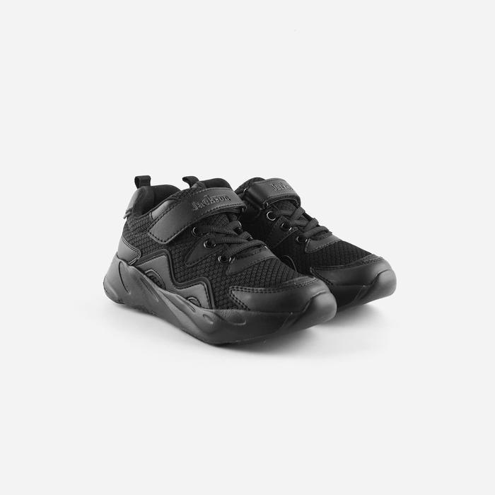 Jackson Kids Odi Sepatu Sneakers Anak Tali Velcro Warna Hitam Ukuran 27 untuk Aktivitas Sehari-hari 