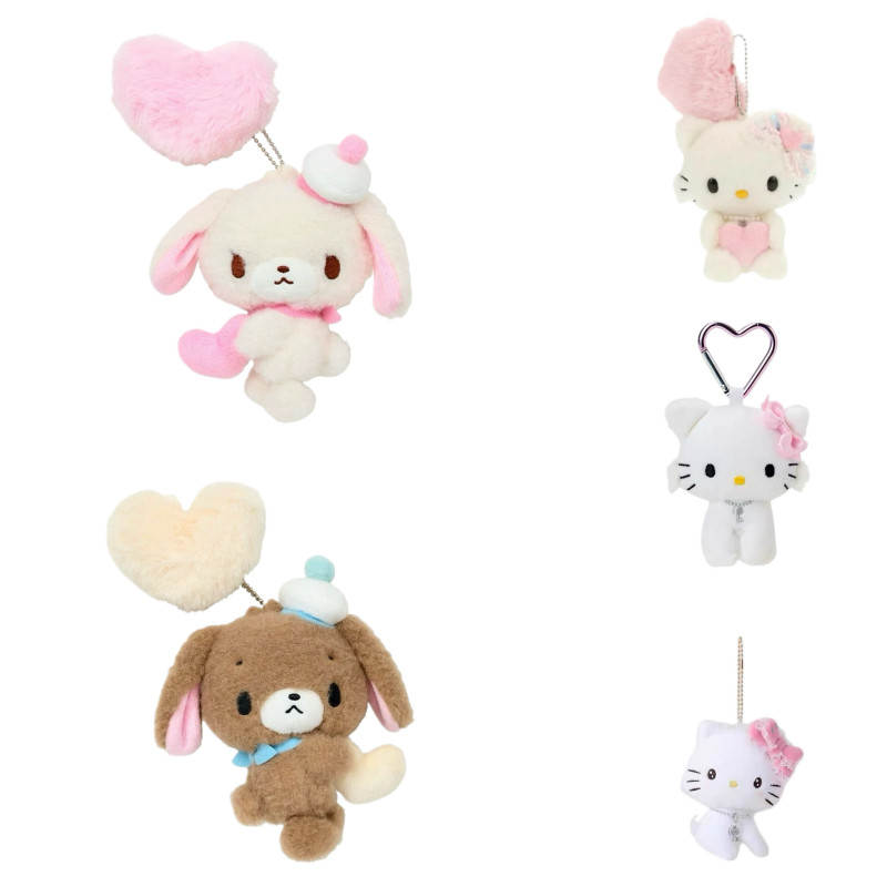 Kawaii Caramel Sugarbunnies Bunny Plush toys lovely Charmmy Kitty Stuffed Bag Pendant Sanrio Stuffed